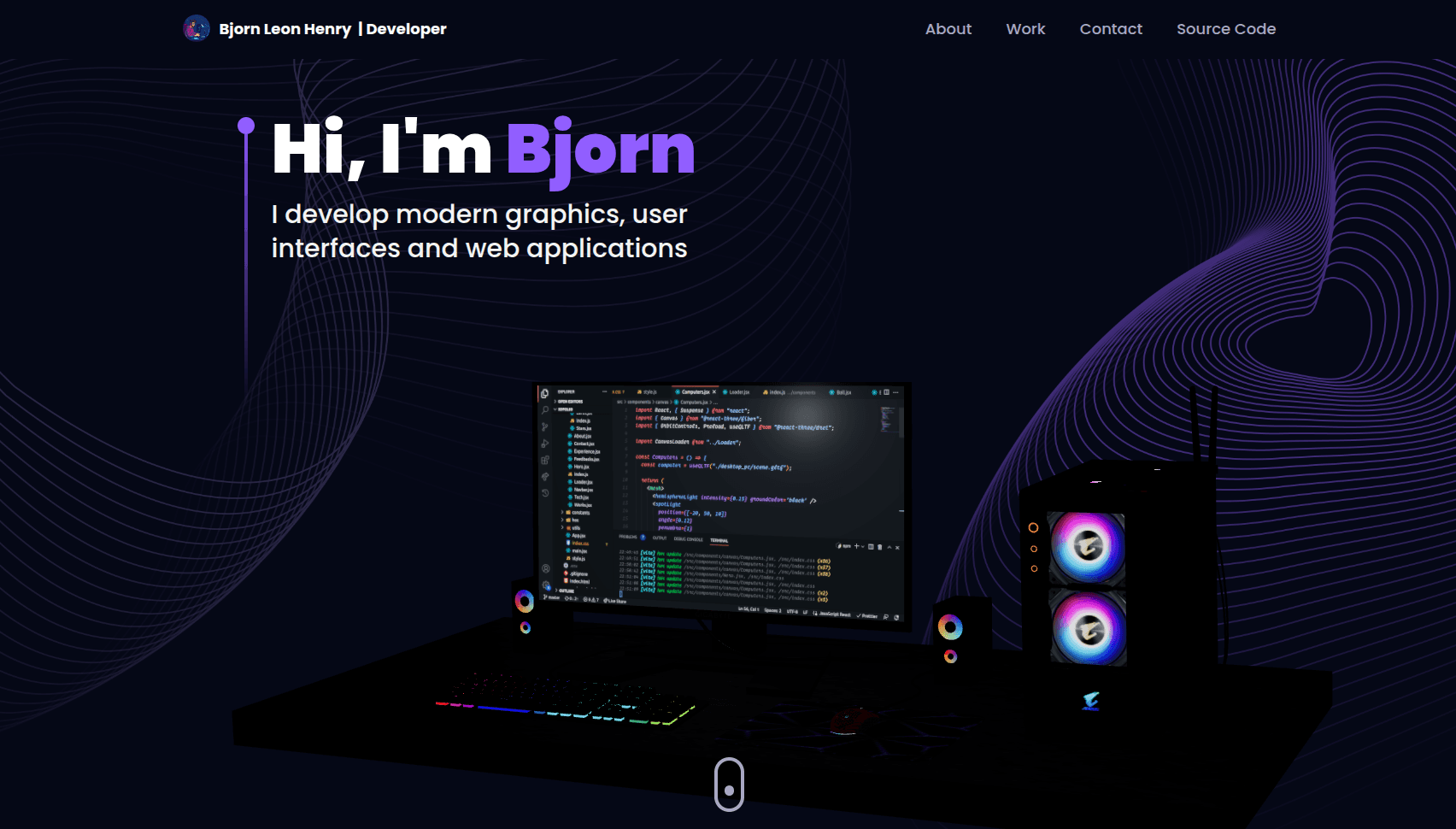 Modern Next.js 14 Portfolio