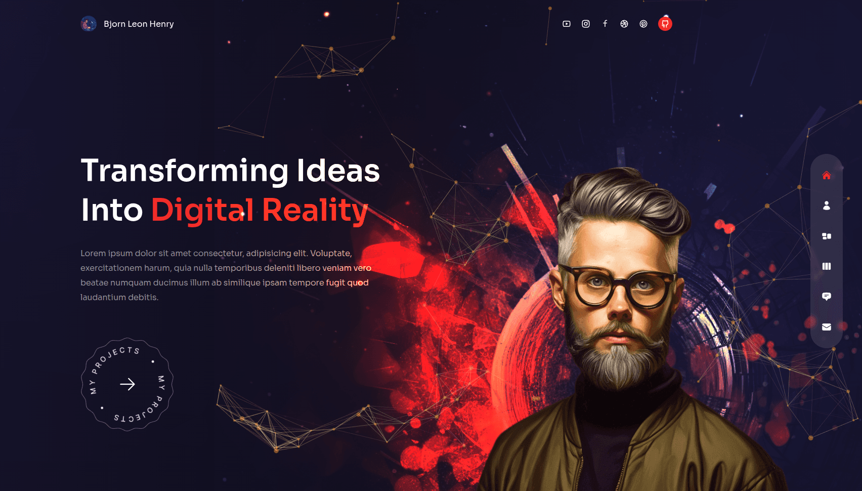 Interactive Cards Portfolio